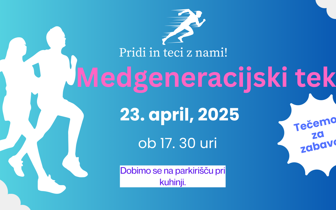 Vabilo na medgeneracijski tek